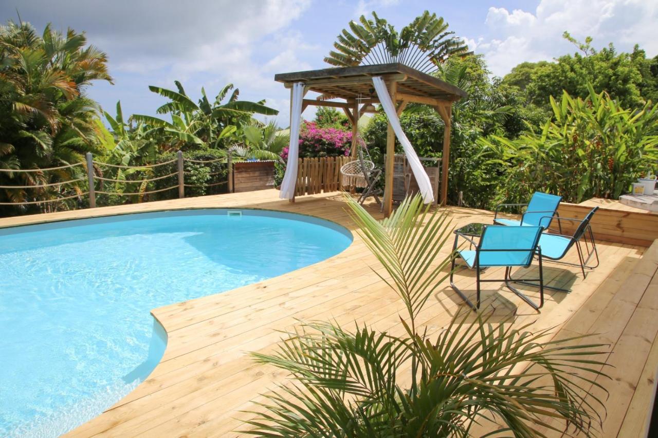 L Orchidee Bleue, Bas De Villa, Vue Mer, Piscine Privee Sainte-Anne  Esterno foto