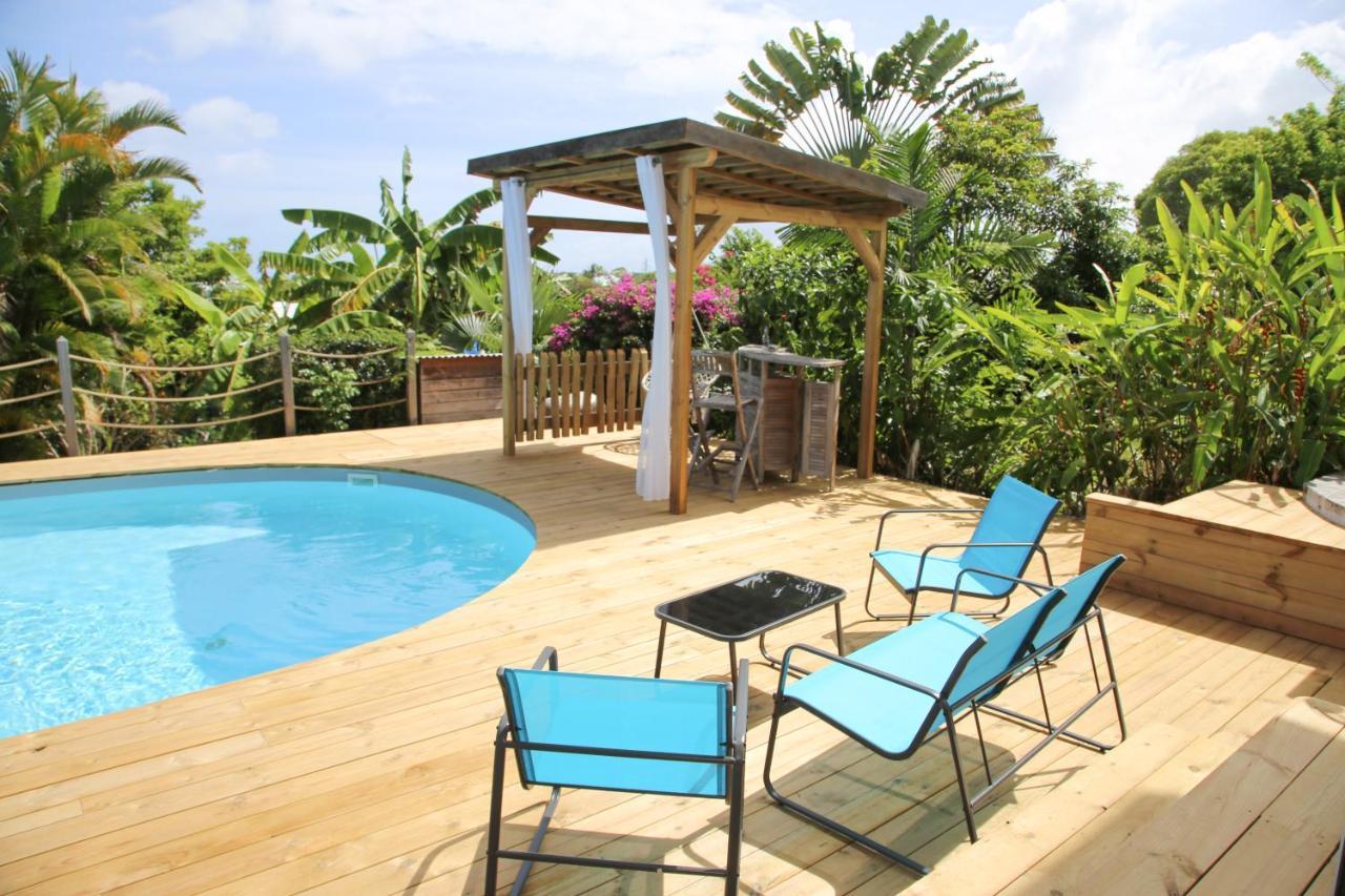 L Orchidee Bleue, Bas De Villa, Vue Mer, Piscine Privee Sainte-Anne  Esterno foto